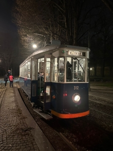 Una sera sul tram di Cinecittà