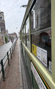 Gabriele d'Annunzio e gli astri piemontesi sul tram storico
