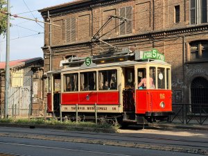 Il Choco Tram in viaggio nelle strade di Torino