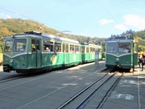 Drachenfelsbahn: i tram del drago