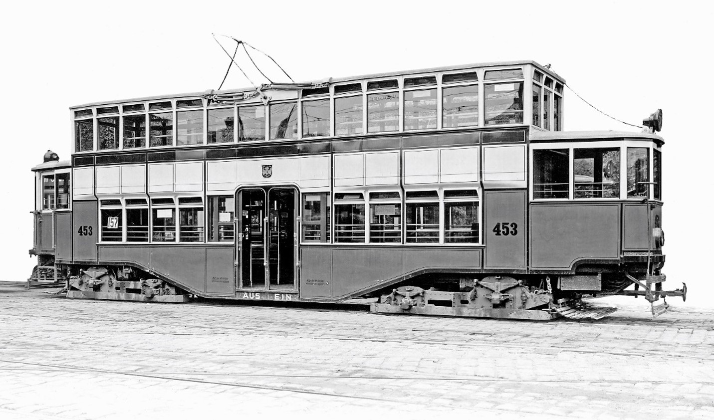 10 tram a due piani Vienna 1915