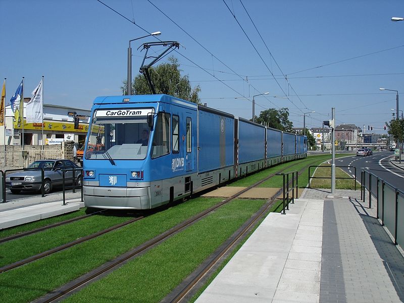 12.2 Cargo tram a Dresda