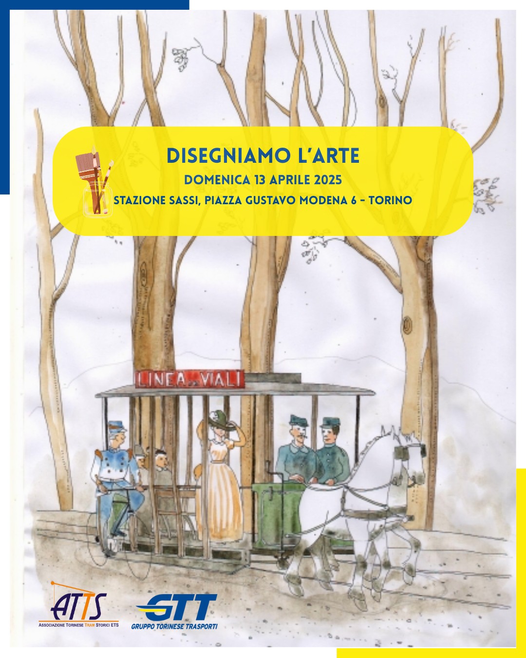 Disegniamo i tram e la natura