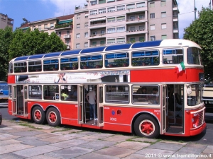 Giro serale con l&#039;autobus a due piani