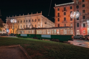 In tram sotto le Luci d&#039;Artista