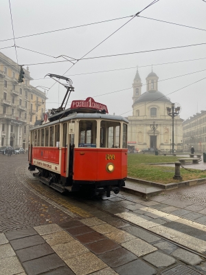 In tram storico per salutare le feste