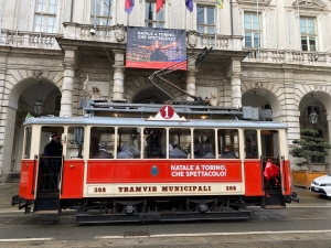 Natale a Torino in tram storico
