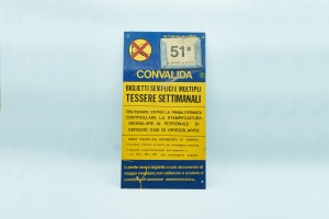 Targa convalida biglietti