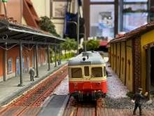 Aln 668 D3 alla stazione di Castellamonte